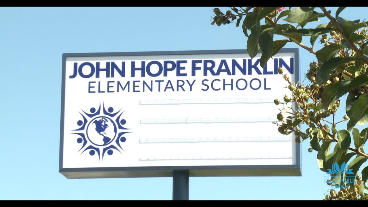 Tulsa Public Schools celebrates the opening of John Hope Franklin Elementary School
