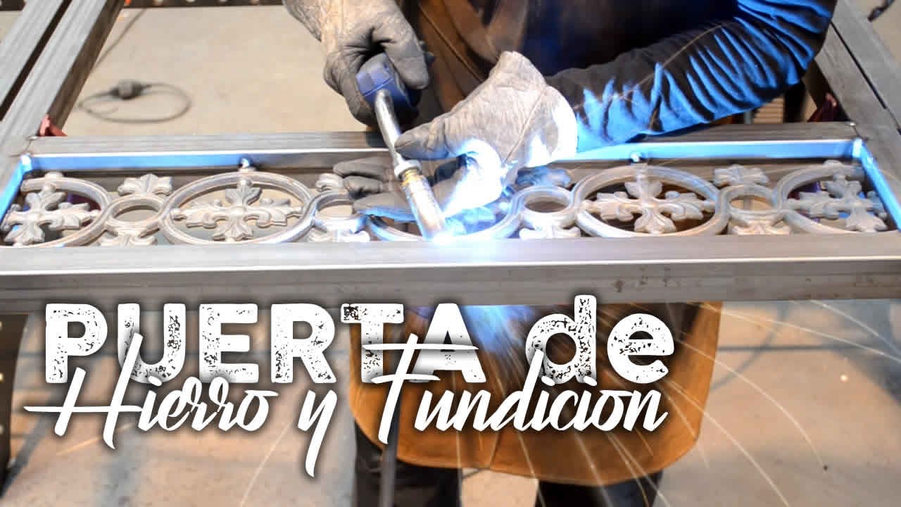 PUERTA DE HIERRO Y FUNDICIÓN