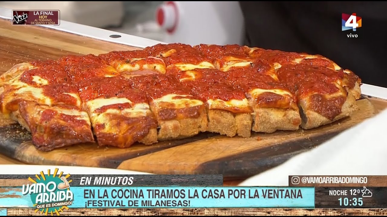 Vamo Arriba que es domingo - Un clásico de los domingos: Milanesa a la Napolitana