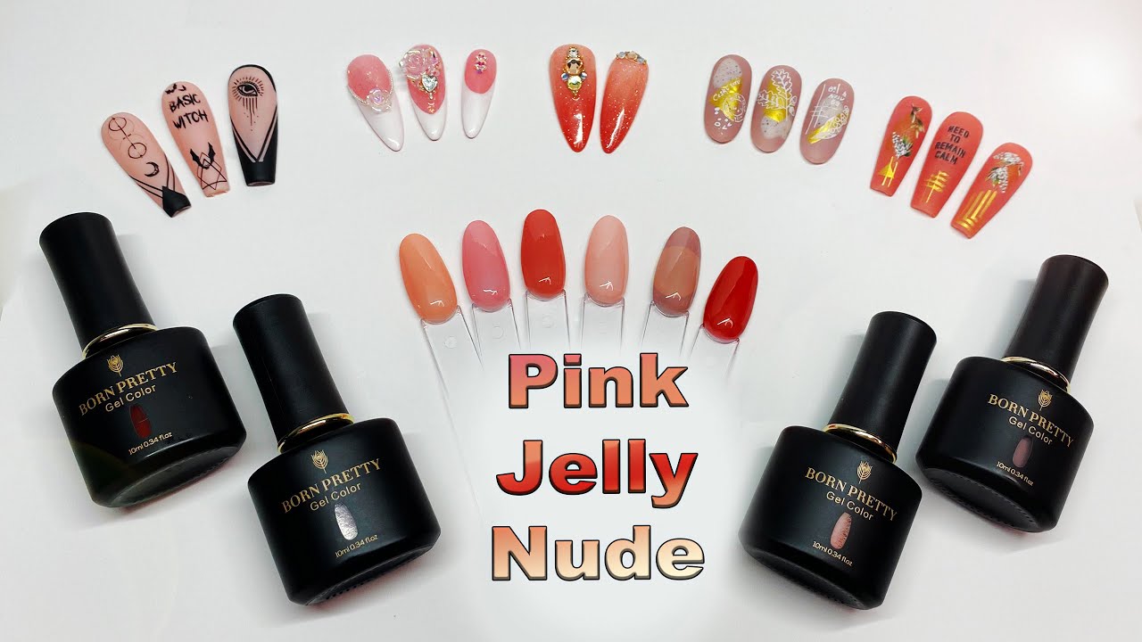 BORN PRETTY | Pink Nude Jelly UV Gel-Set | Must HAVE 😍