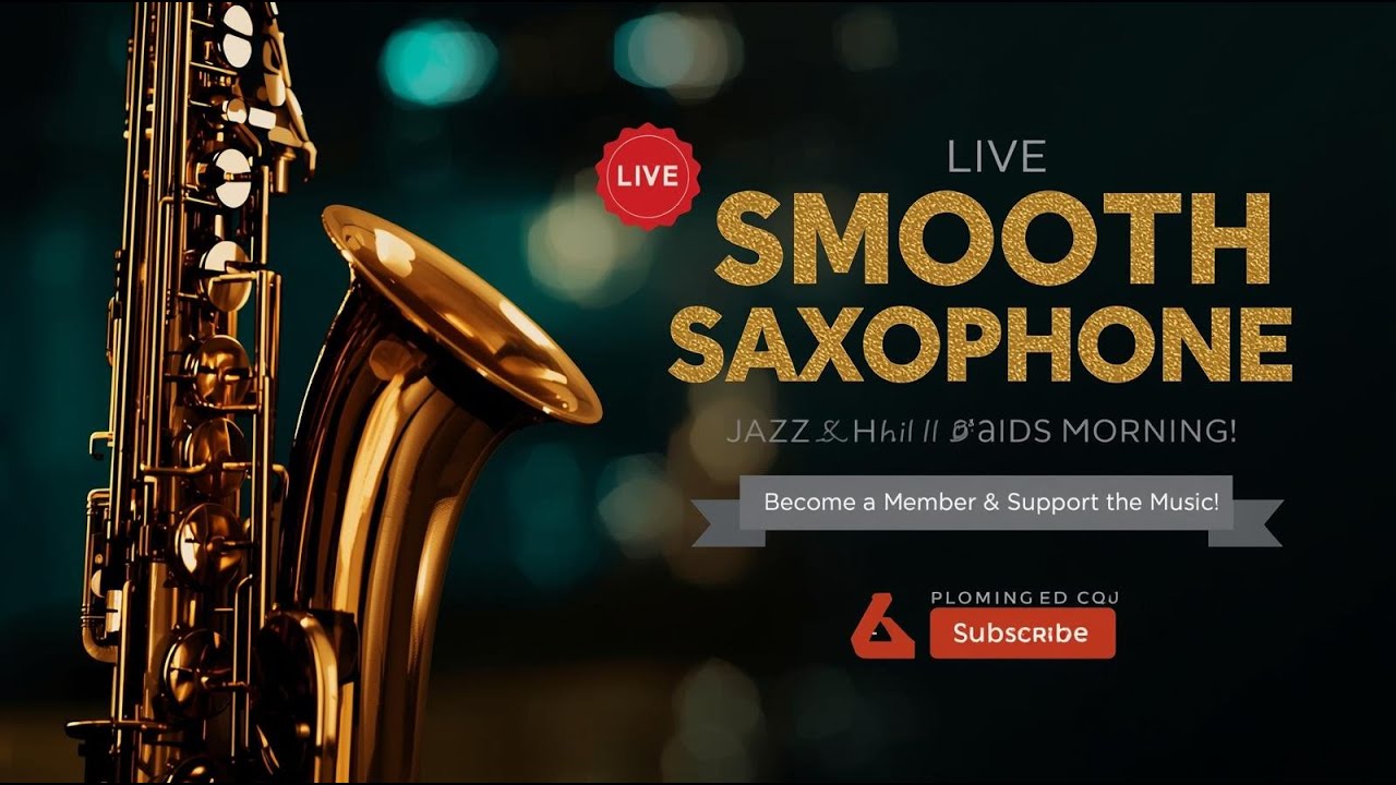 🔴 LIVE Smooth Jazz Saxophone 🎷 Focus, Study & Sleep – Calm Instrumental Music