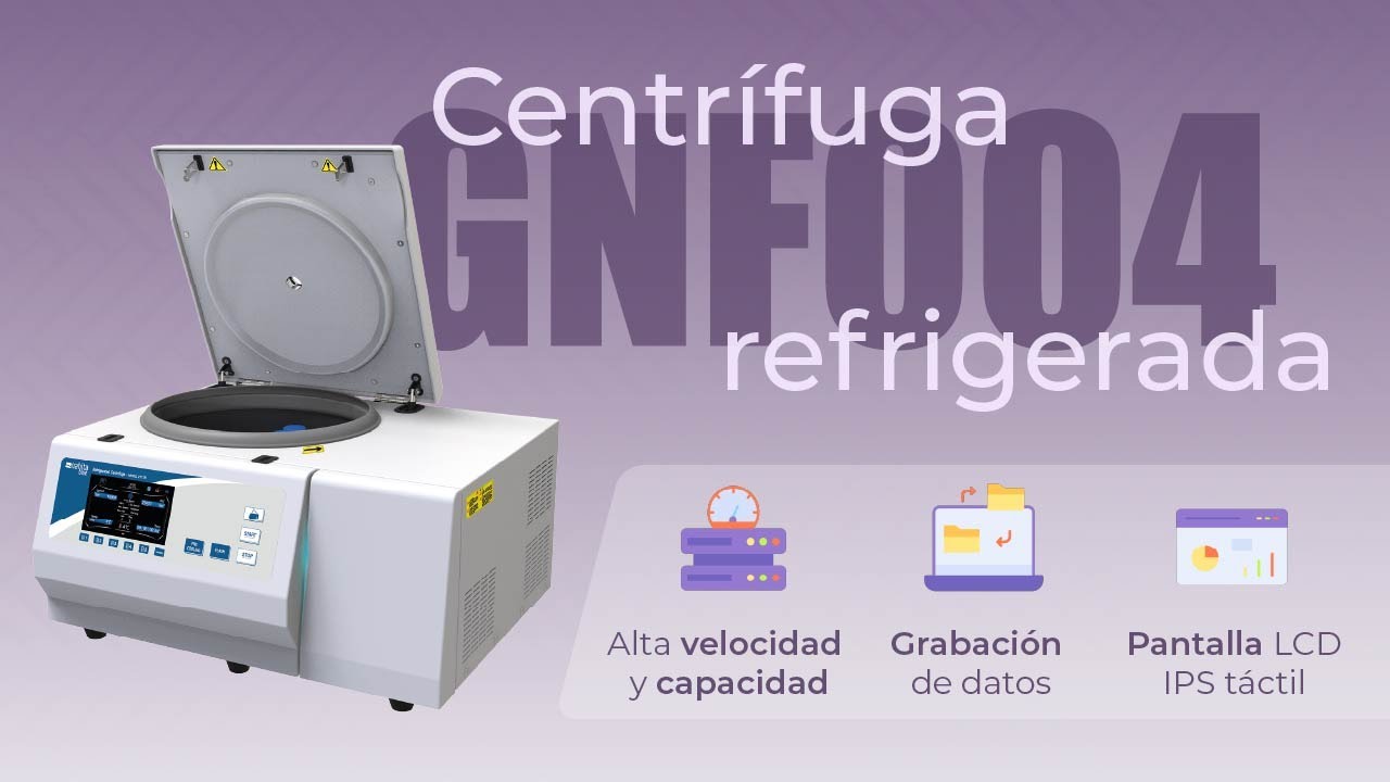 Centr&iacute;fuga refrigerada de alta capacidad y alta velocidad modelo 2771R, GNF004