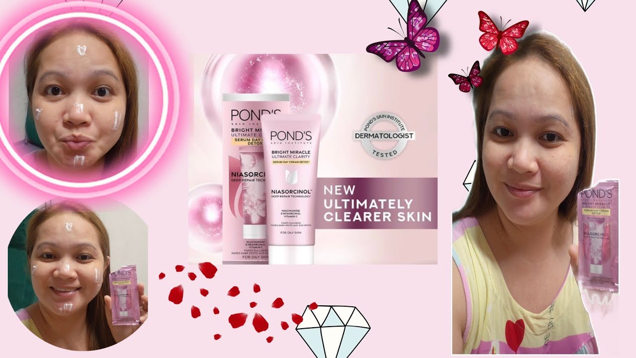 PONDS SERUM DAY CREAM NIASORCINOL FOR OILY SKIN
