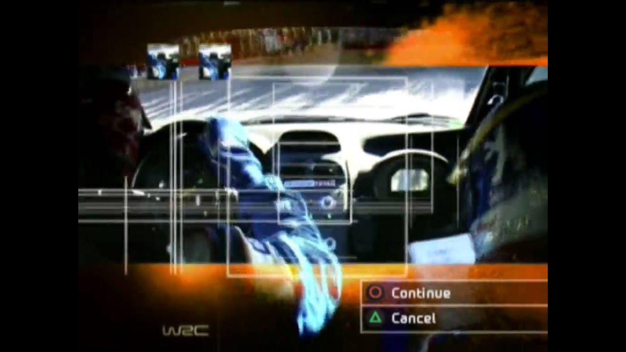 ps2 WRC2 extreme opening title