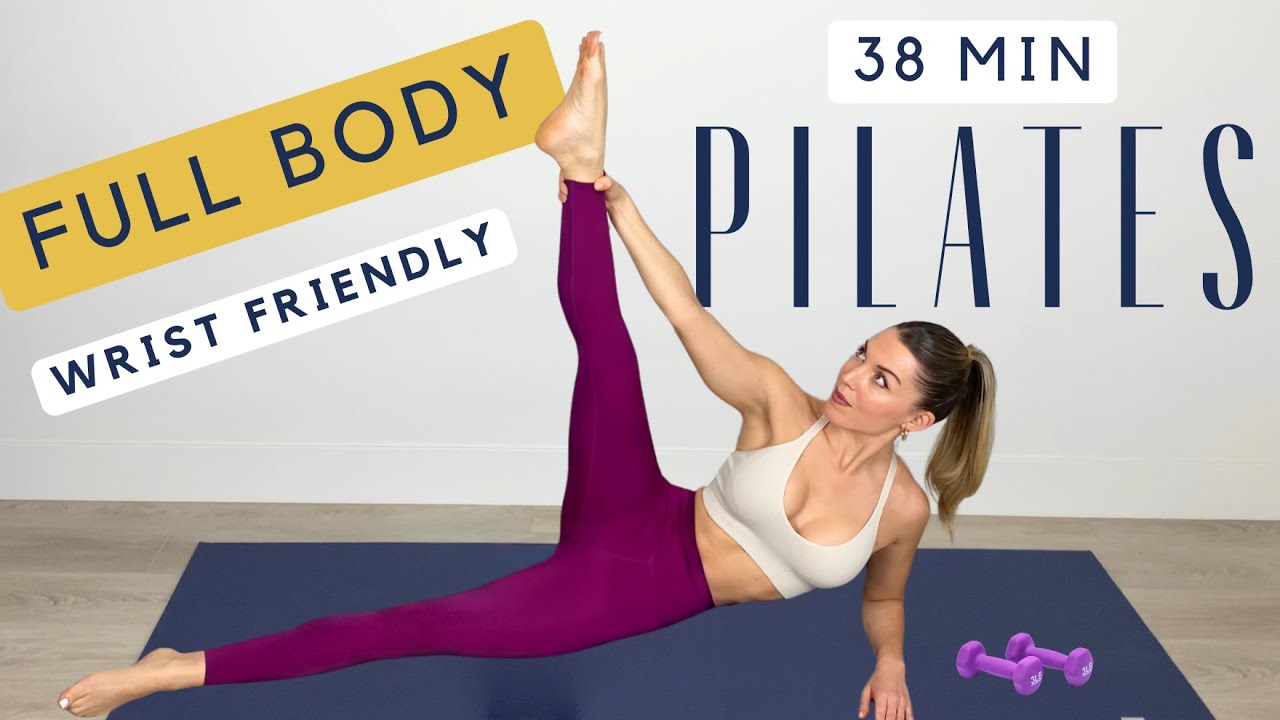 38 Min Wrist-Friendly Pilates Workout (Full Body Sculpt, Tone and Fat Burn🔥)