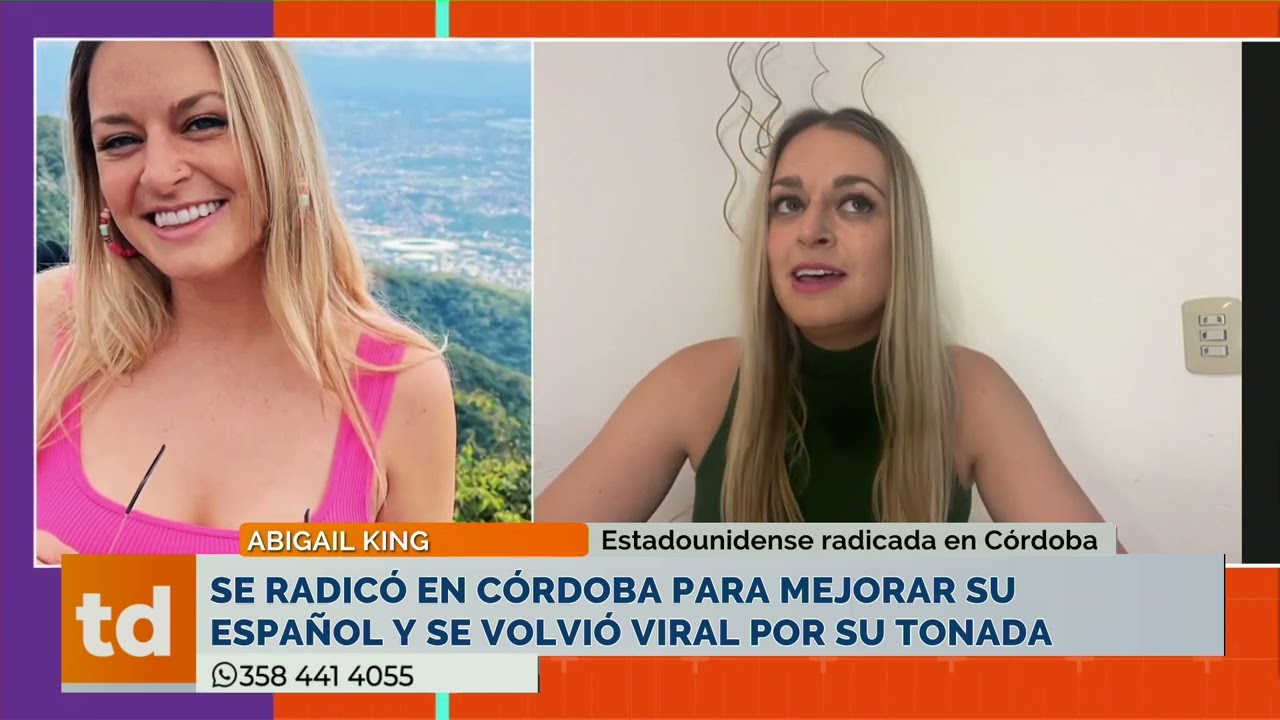 Es Estadounidense, vino a Córdoba para mejorar su español y se enamoró del país