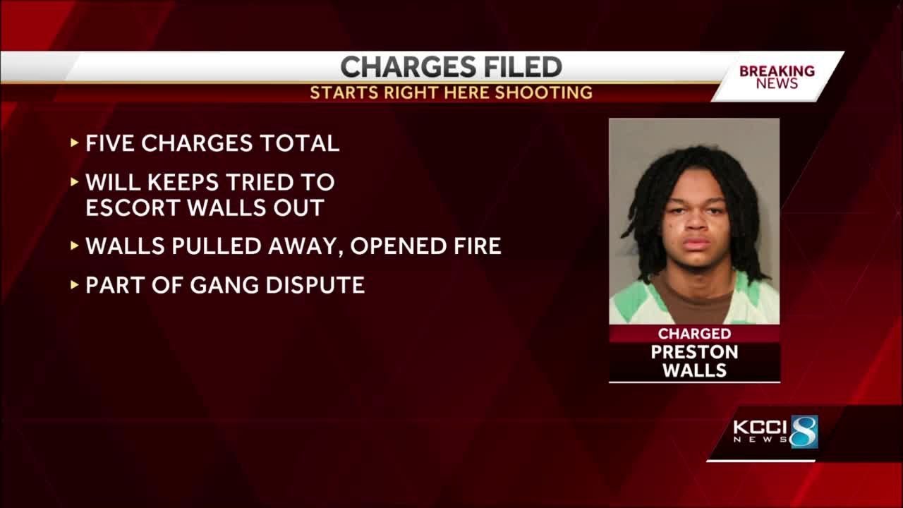 Charges filed after deadly Des Moines shooting