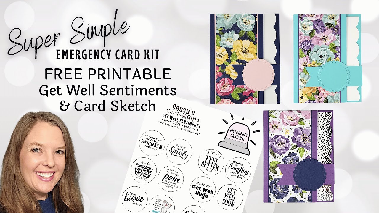 Emergency Card Get Well Kit FREE PRINTABLE Volume 4