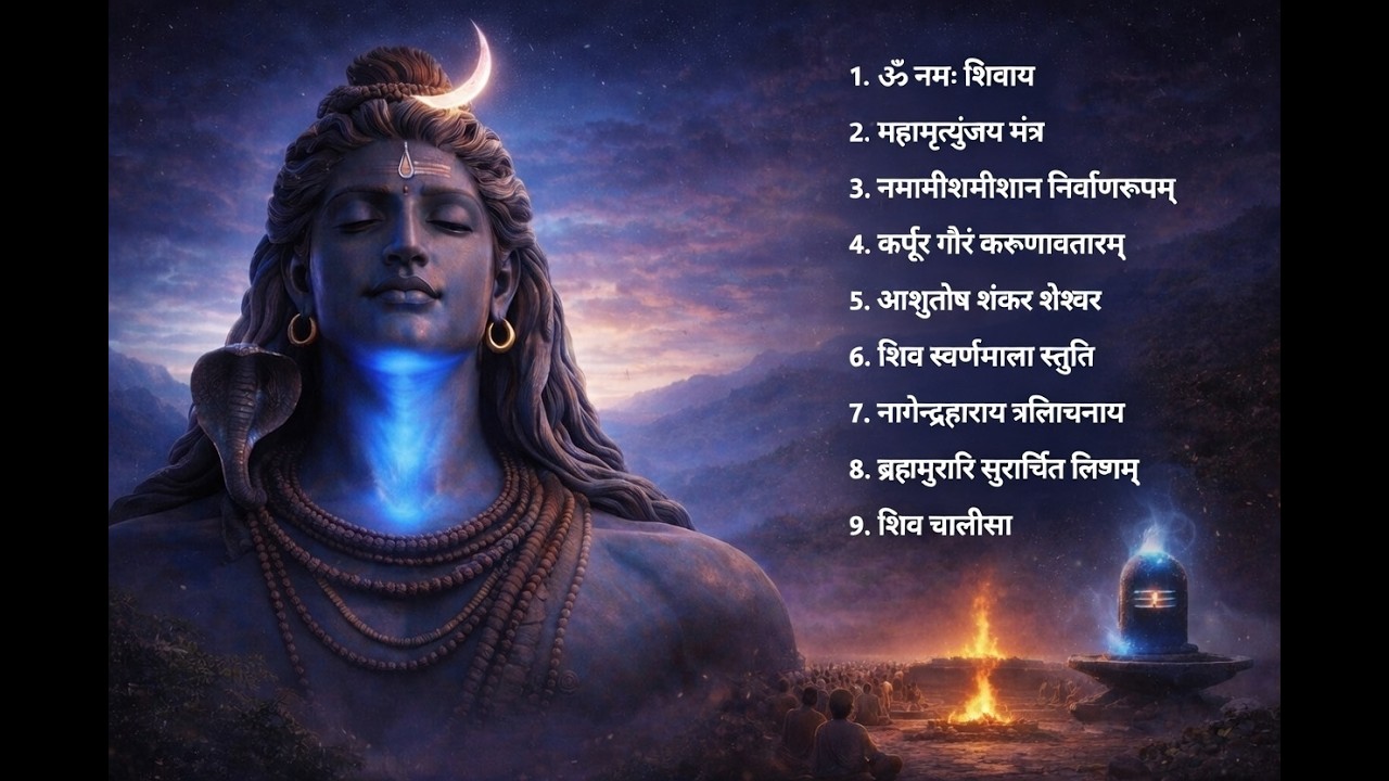 Powerful Shiv Mantras & Chalisa🔱| 75 minutes Nonstop Bhakti Song | Mahadev Song |Shiva Song