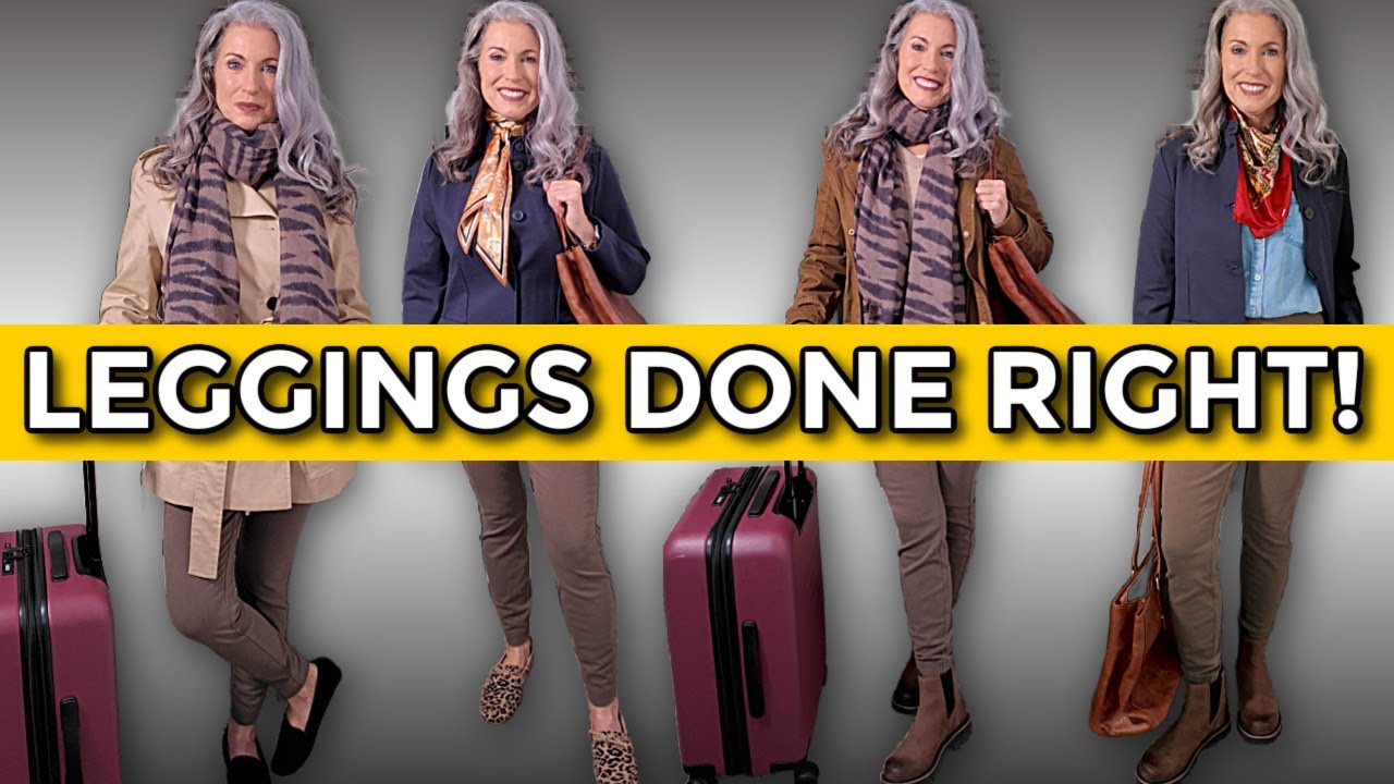 Leggings Over 50 | Airport Outfit Ideas That Work