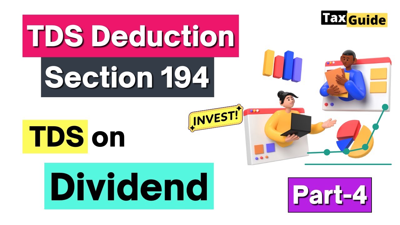 Dividend Income TDS Rate | TDS on Dividend on listed Shares | Section 194 of Income Tax Act (TDS)