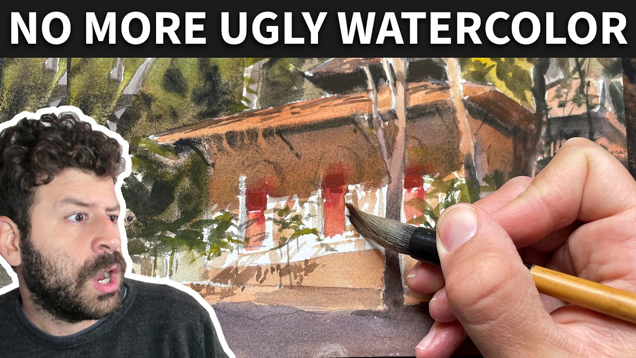 Are you tired of painting ugly watercolors? Do This