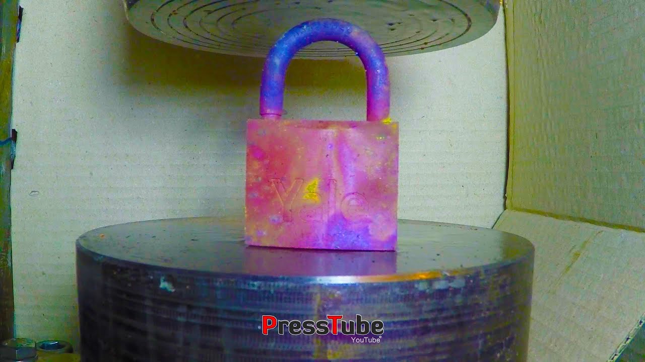 Hydraulic Press | Medium Super Heated Padlock