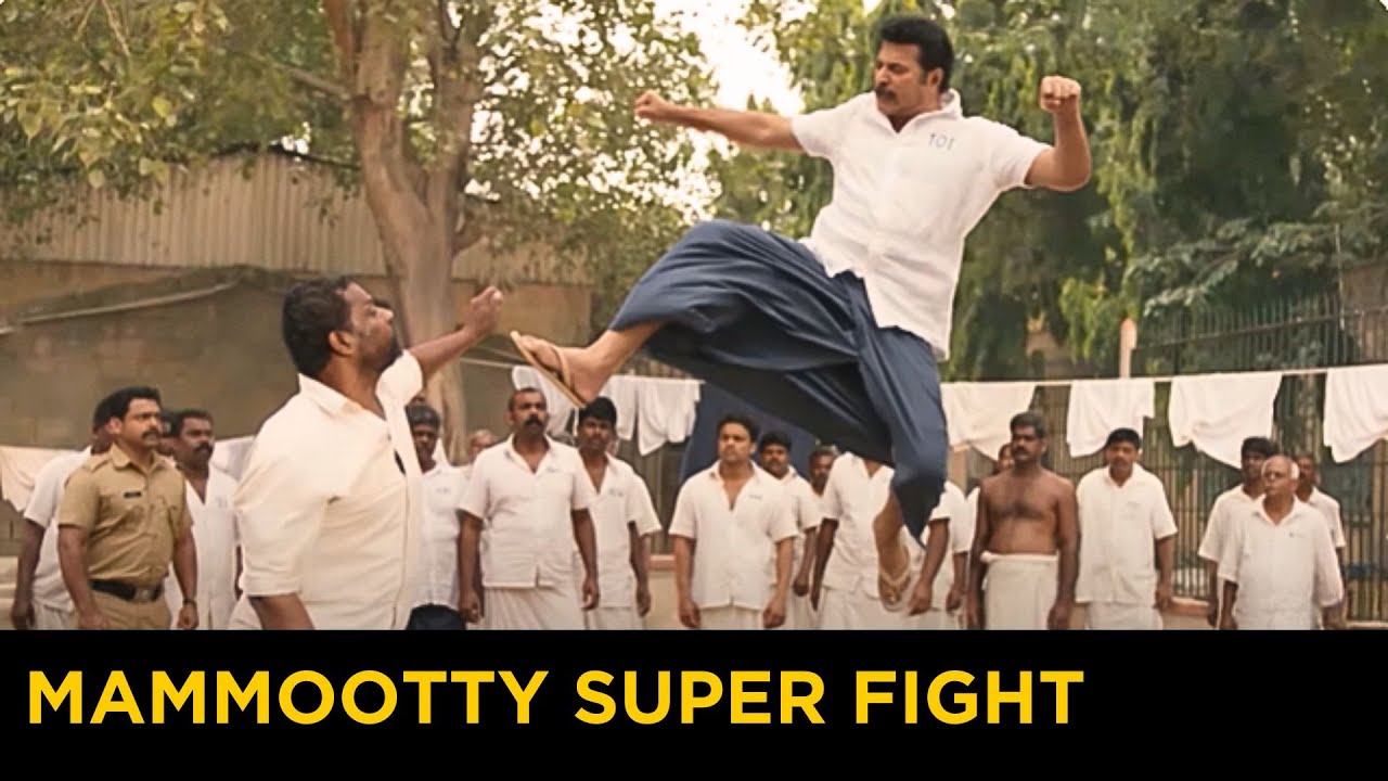 Mammootty Super fight scene in Malayalam Movie Parole | manoramaMAX | Miya, Iniya