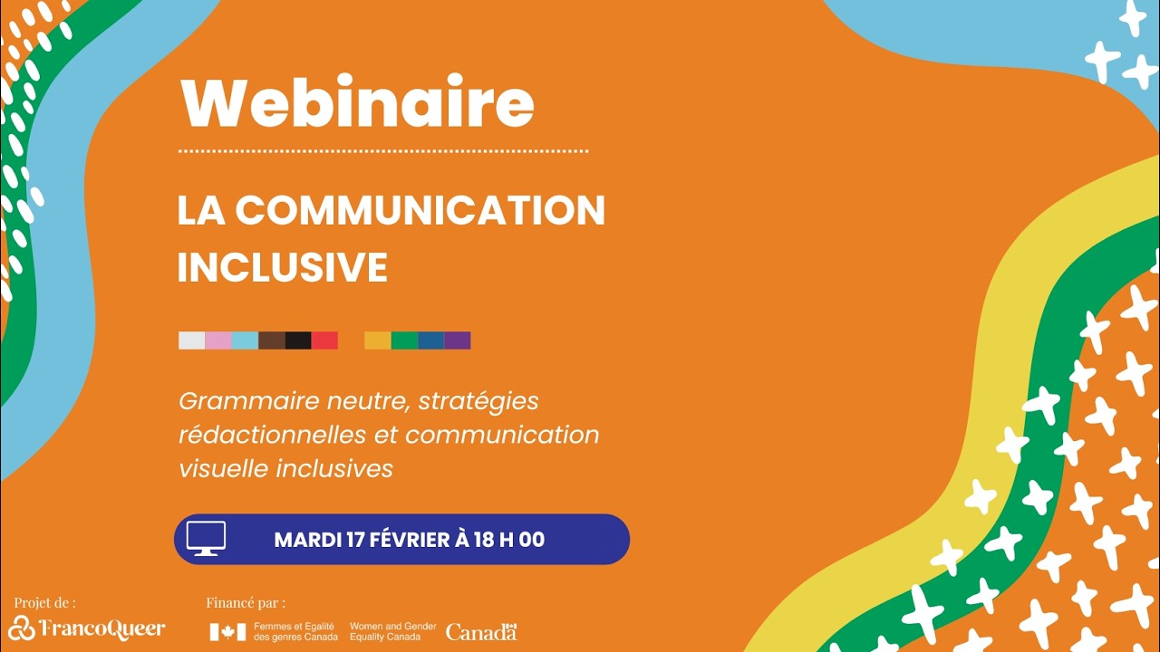 Webinaire - La communication inclusive