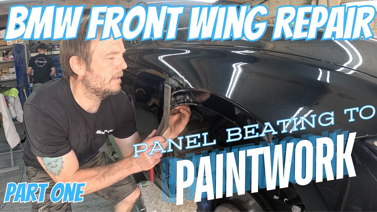 HOW TO REPAIR AND PAINT A FRONT WING | PANEL TO PAINT | PART 1 THE REPAIR