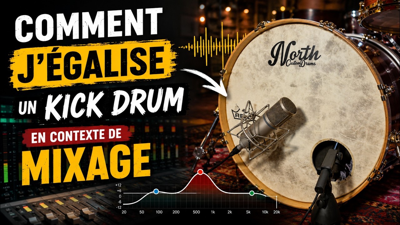 Comment égaliser un kick drum en contexte de mixage