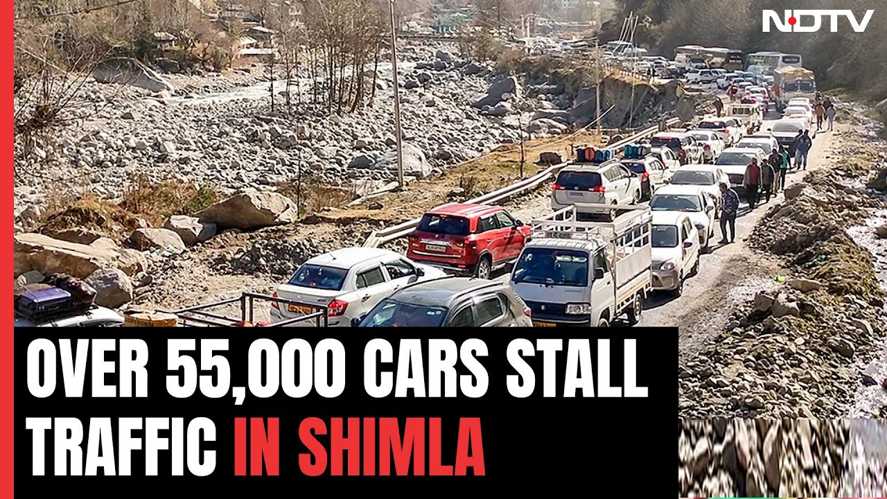 Over 55,000 Cars Enter Shimla In 3 Days Amid Massive Festive Rush