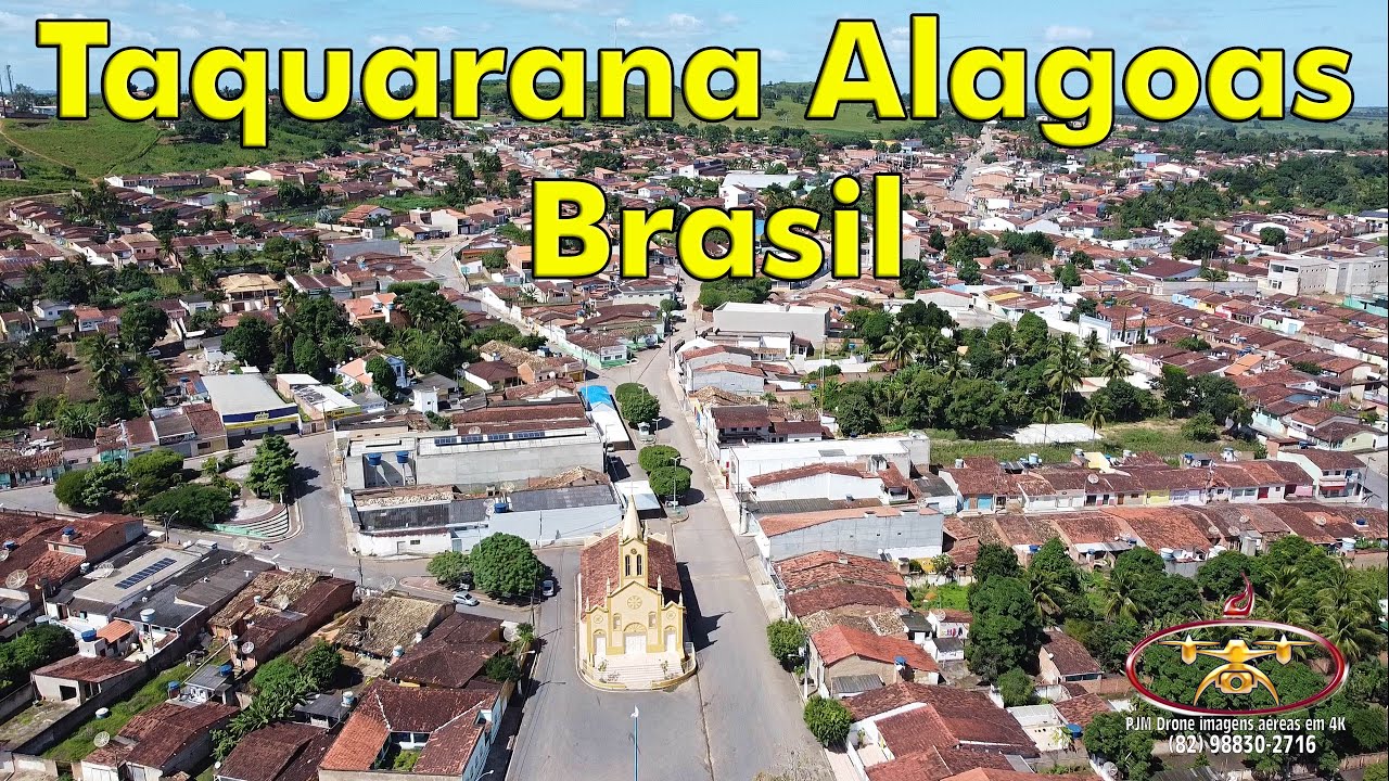 Taquarana - Alagoas Brasil - Visto de cima em 2.7K Dji Mavic Mini