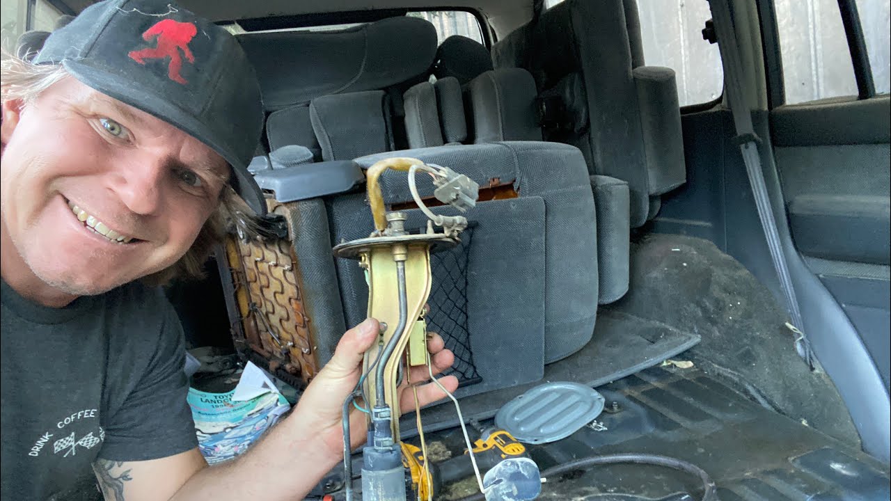 Dirt Daily. Removing the Dirty 80 Land Cruiser fuel pump