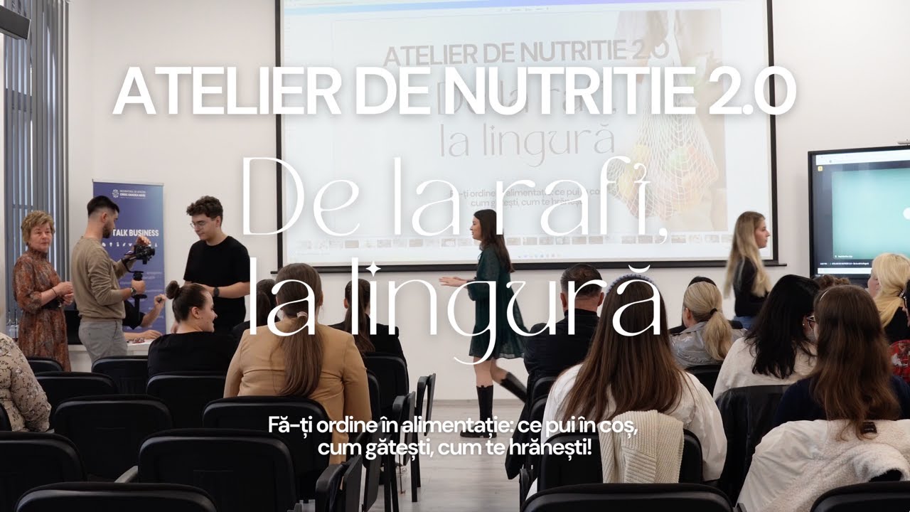 Ce NU înveți niciodată la școală: cum să mănânci cu cap 🧠🍽️ | Atelierul complet