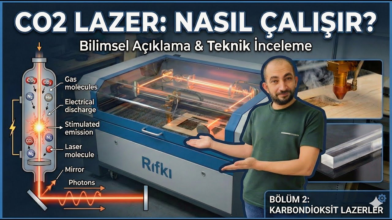 CO2 CNC Alınır Mı - Doğru Makineyi Seçmek - Bölüm 2: Karbondioksit Lazerler