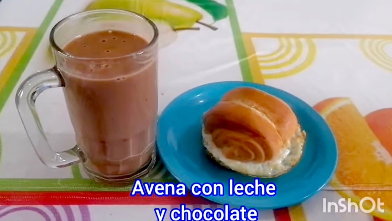 Avena con Leche y Chocolate/Desayuno/Quaker/Cocina Agusto