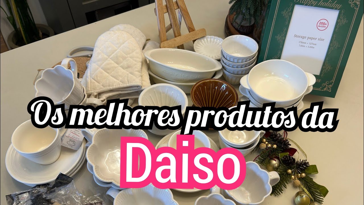 OS PRODUTOS  MAIS VENDIDOS DA DAISO QUE EU AMO.
