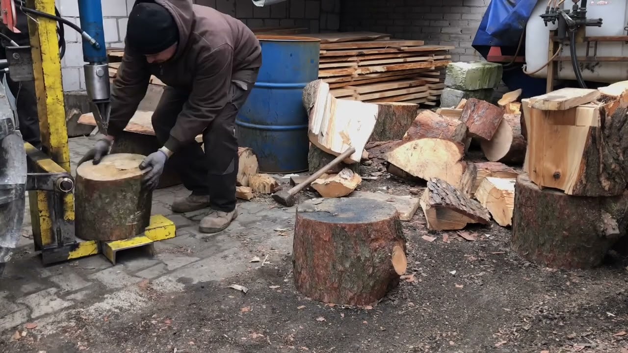 Łuparka hydrauliczna traktorowa