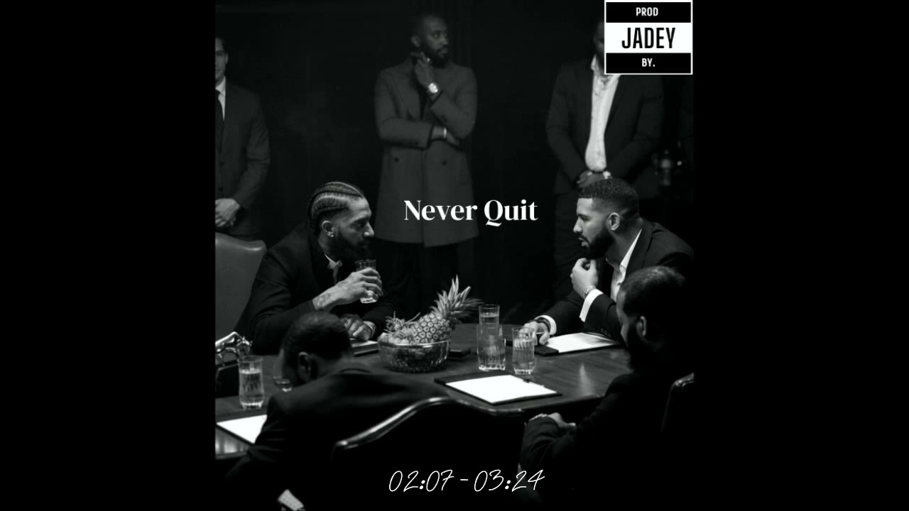 Nipsey Hussle x Drake Type Beat - "Never Quit" | Hip Hop Trap Instrumental | (2025)