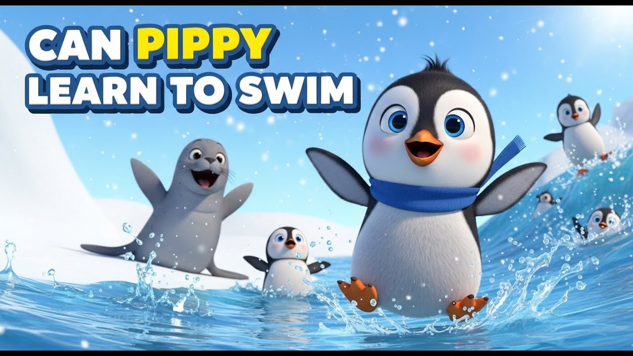 The Little Penguin Who Wanted to Swim | Animated Story | Educational Video