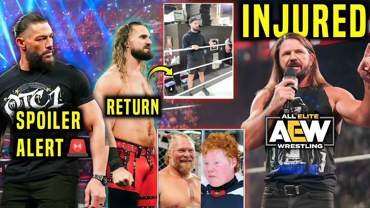 WRESTLEMANIA SPOILER 🚨🚨 || SETH ROLLINS IS BACK IN RING 😳 || AJ STYLES SERIOUSLY INJURED || WWE ||