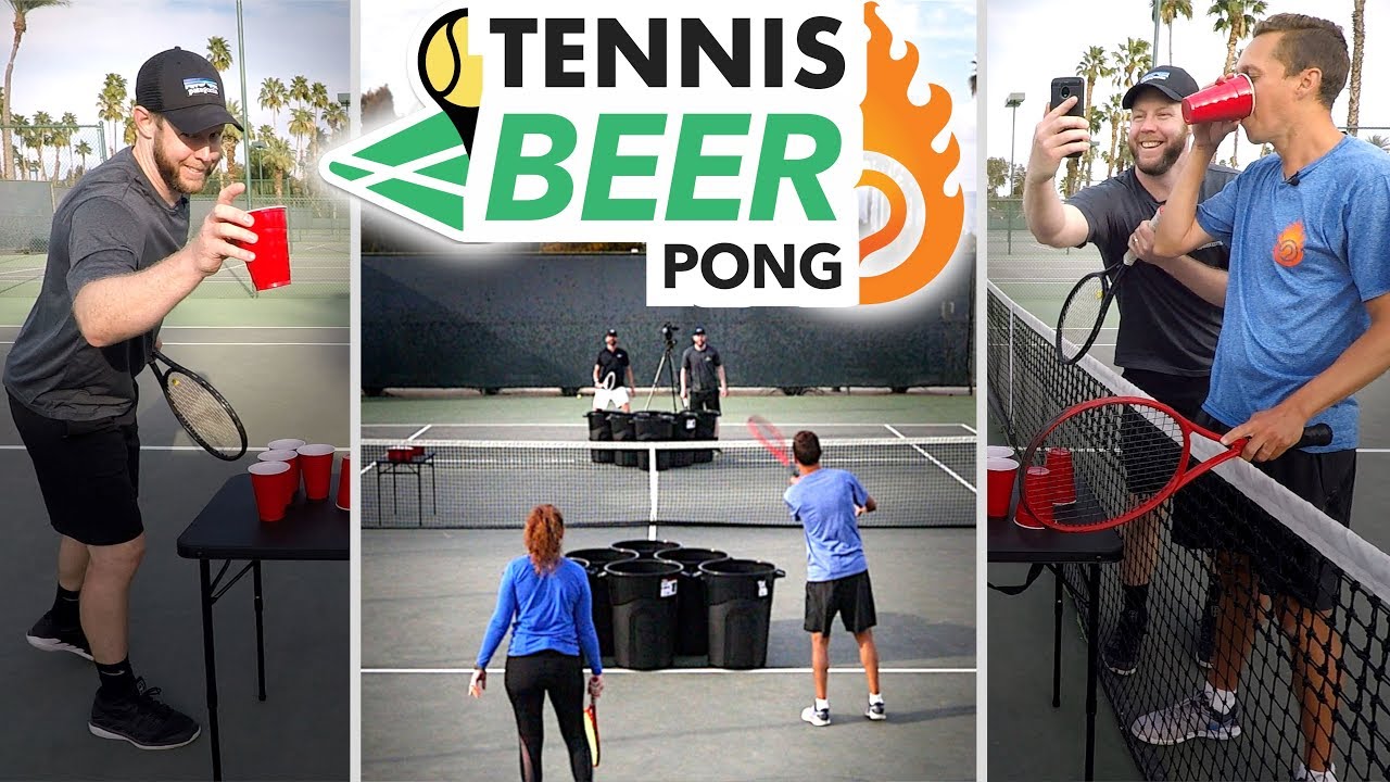 Tennis Beer Pong! (ET vs. Play Your Court tiebreaker)