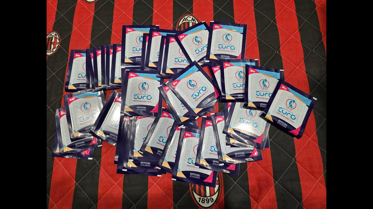 NOWOŚĆ!!! TOPPS EURO 2025 SZWAJCARIA -MISTRZOSTWA EUROPY KOBIET - SZWAJCARIA vs ITALIA - KTO WYGRAŁ?