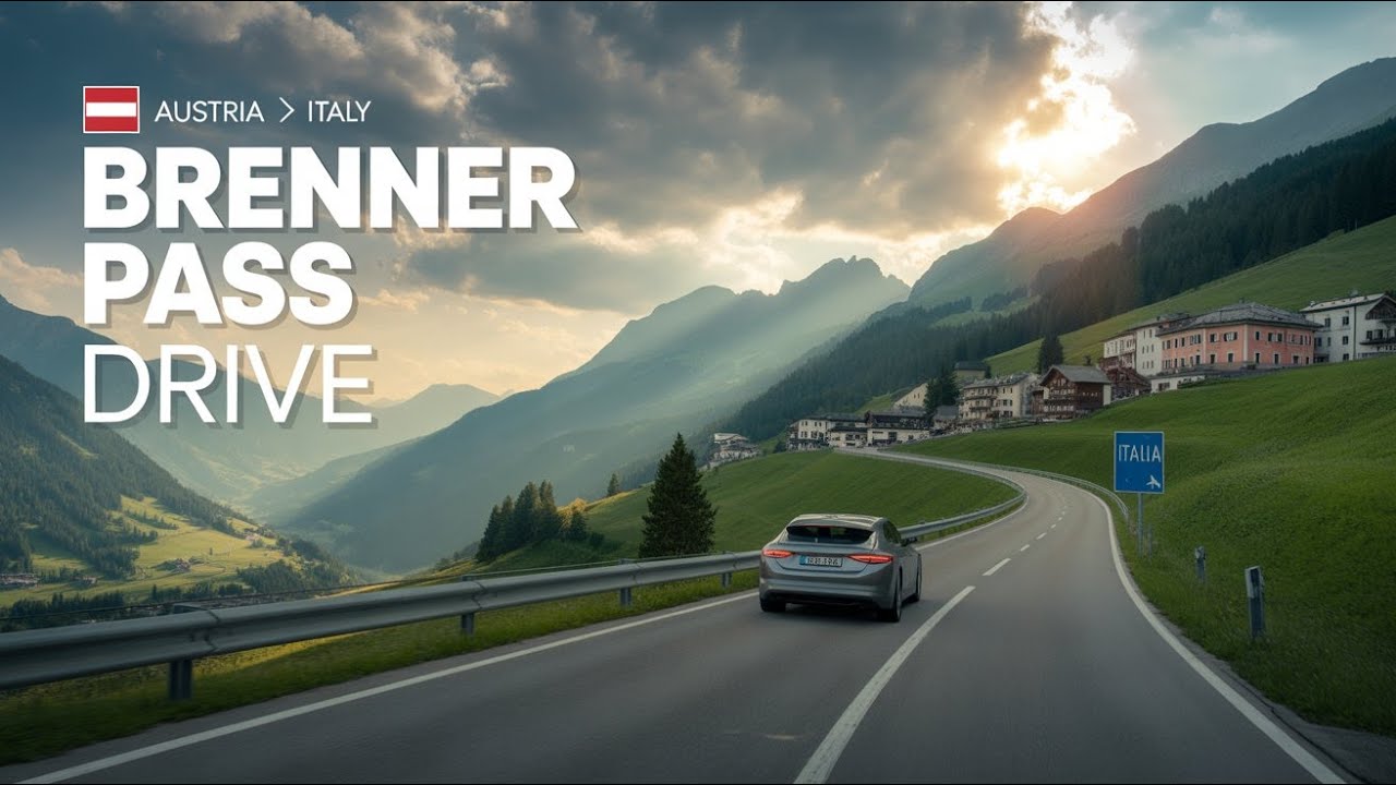 Austria ➝ Italy Border Crossing | Brenner Pass Scenic Alpine Drive 2025 🇦🇹🇮🇹