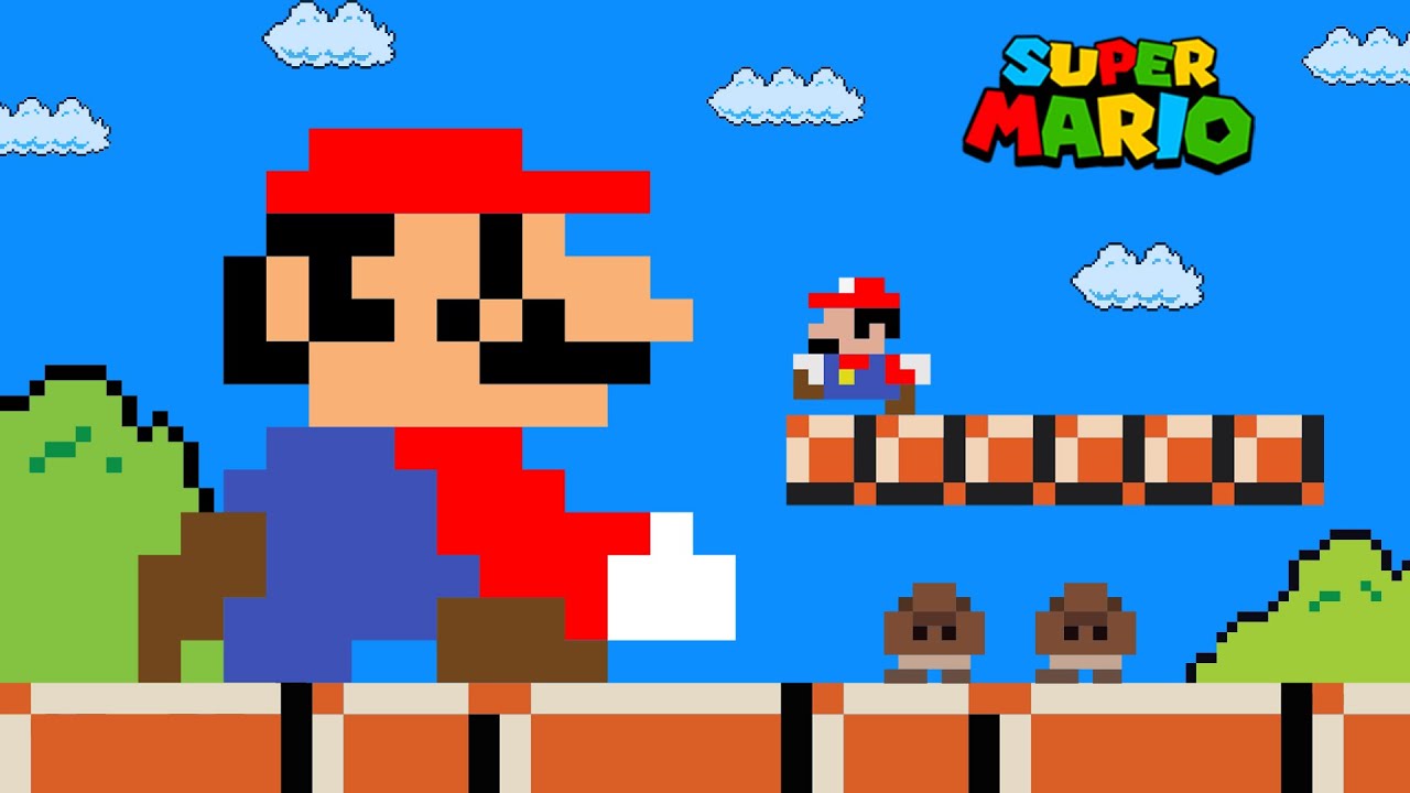 Spooky: Mario & Tiny Mario Escape Mario's Maze Mayhem