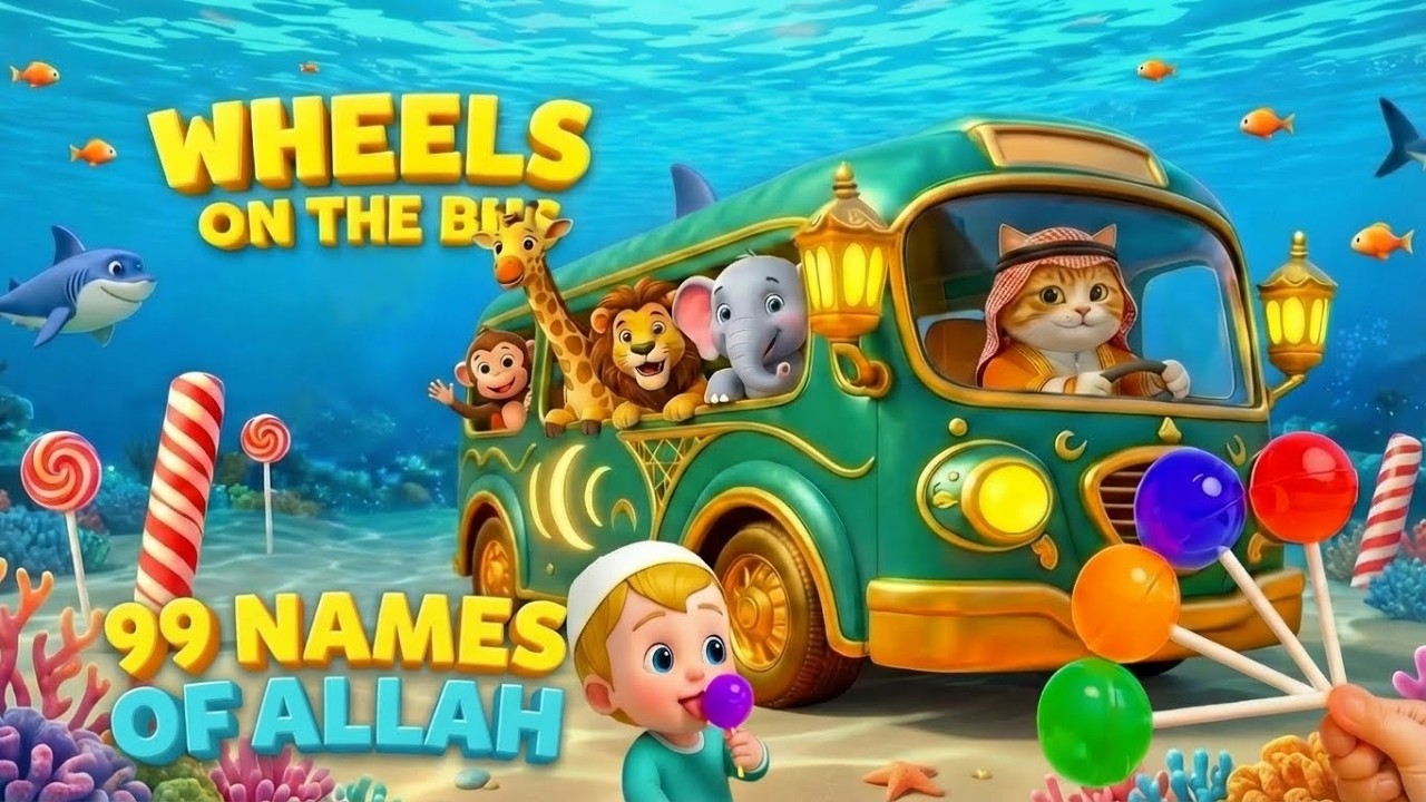 Maula Ya Salli Wa Sallim | Islamic Wheels On The Bus | Islamic Kids Songs