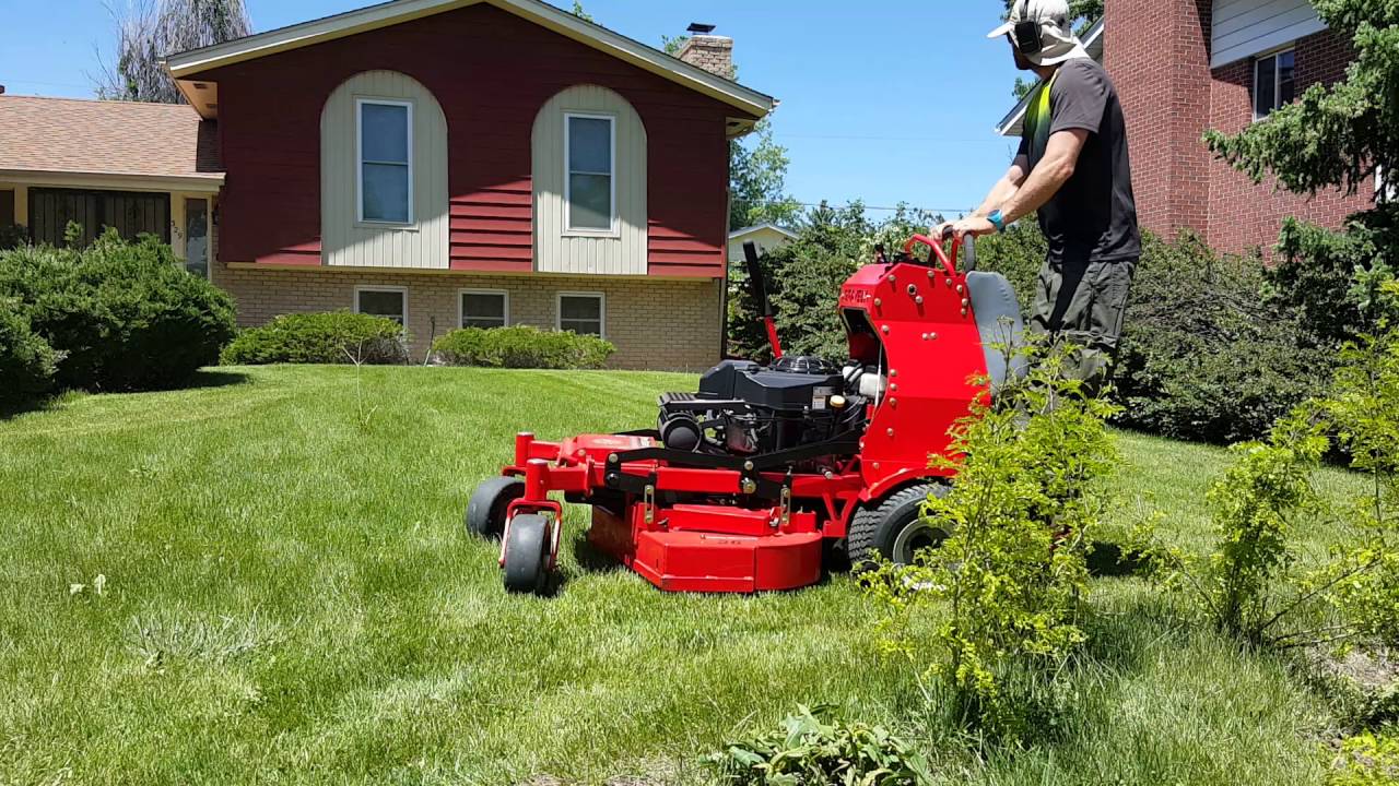 Mowing on the Pro-Stance is getting easy!