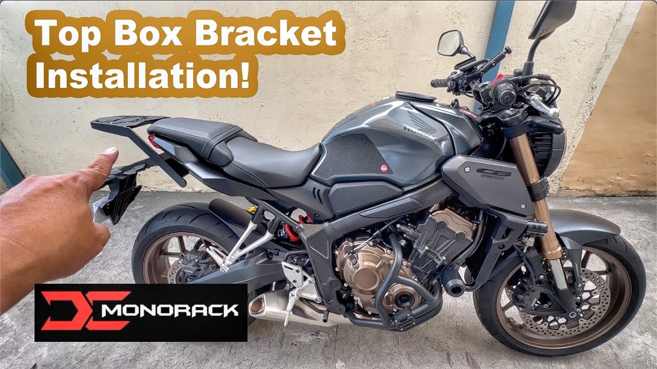 Top Box Bracket for Honda CB650r Installation | DC Monorack