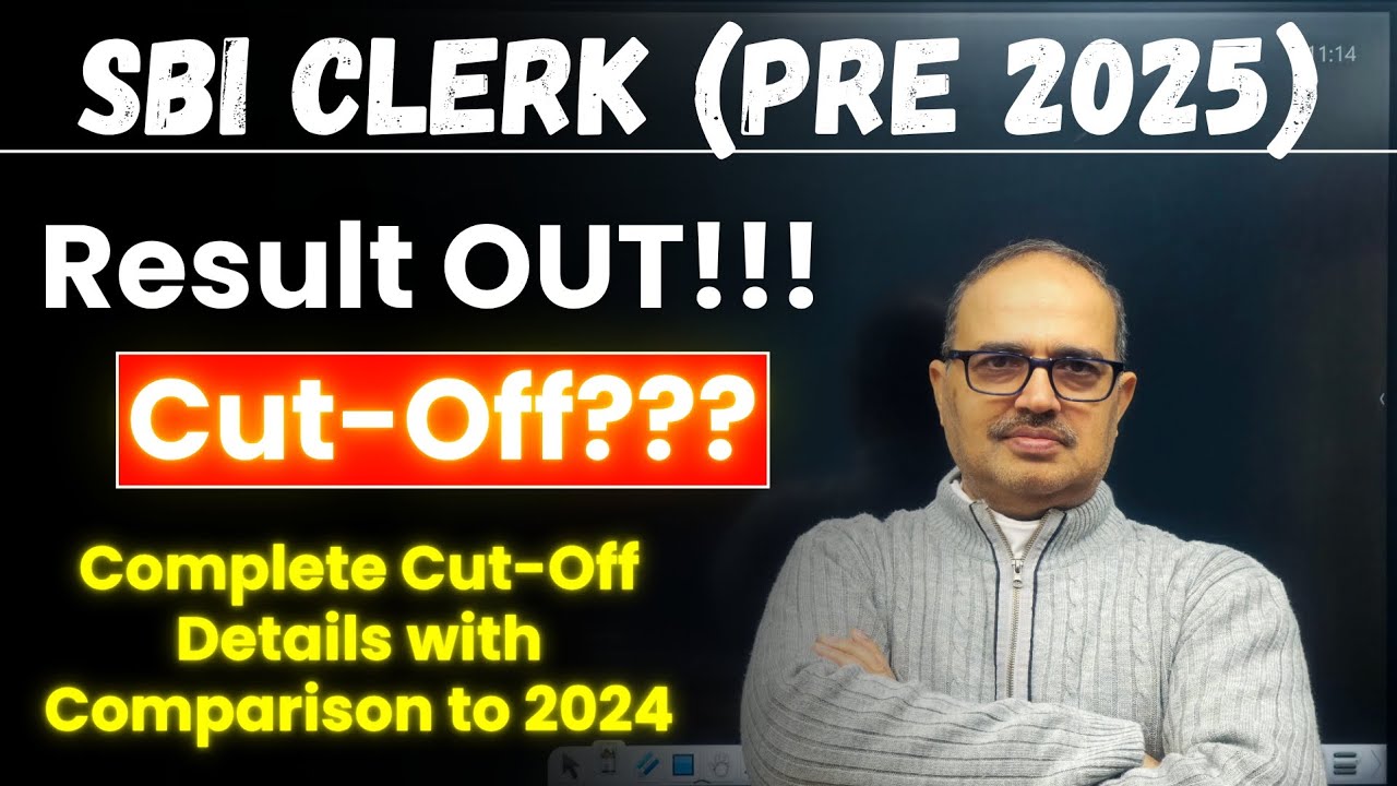 SBI Clerk Pre 2025 Results OUT 🎊🔥 | देखें State-wise Cutoff & Next Steps | Amar Sir