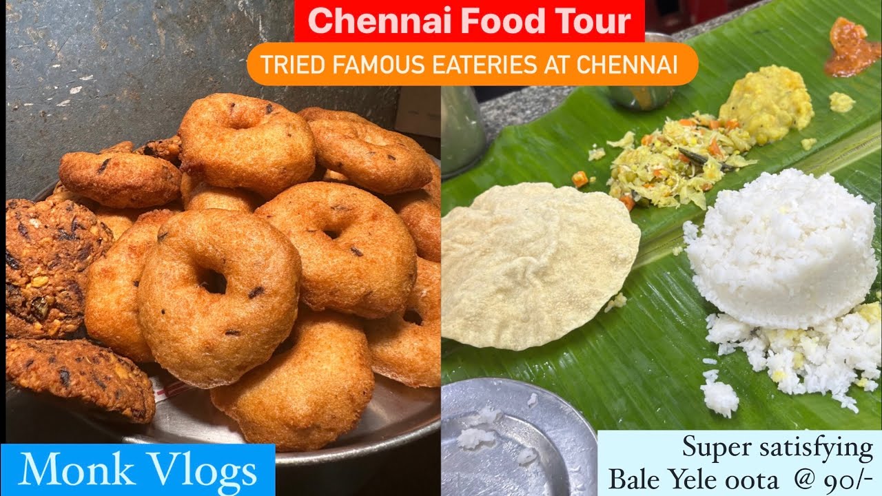 Chennai Food Tour | Triplicane One day Food Walk | Covered Famous Eateries | MonkVlogs