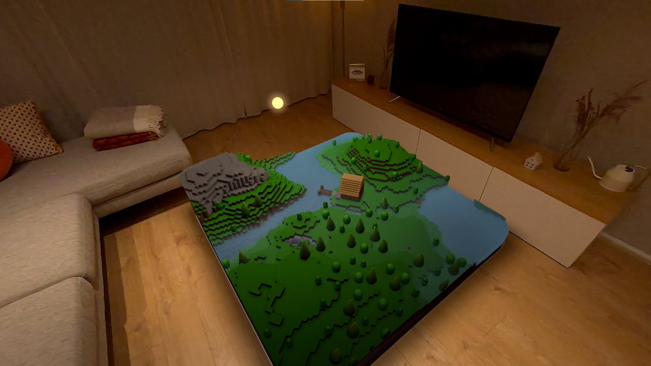 A look around the Pocket Lands in the living room