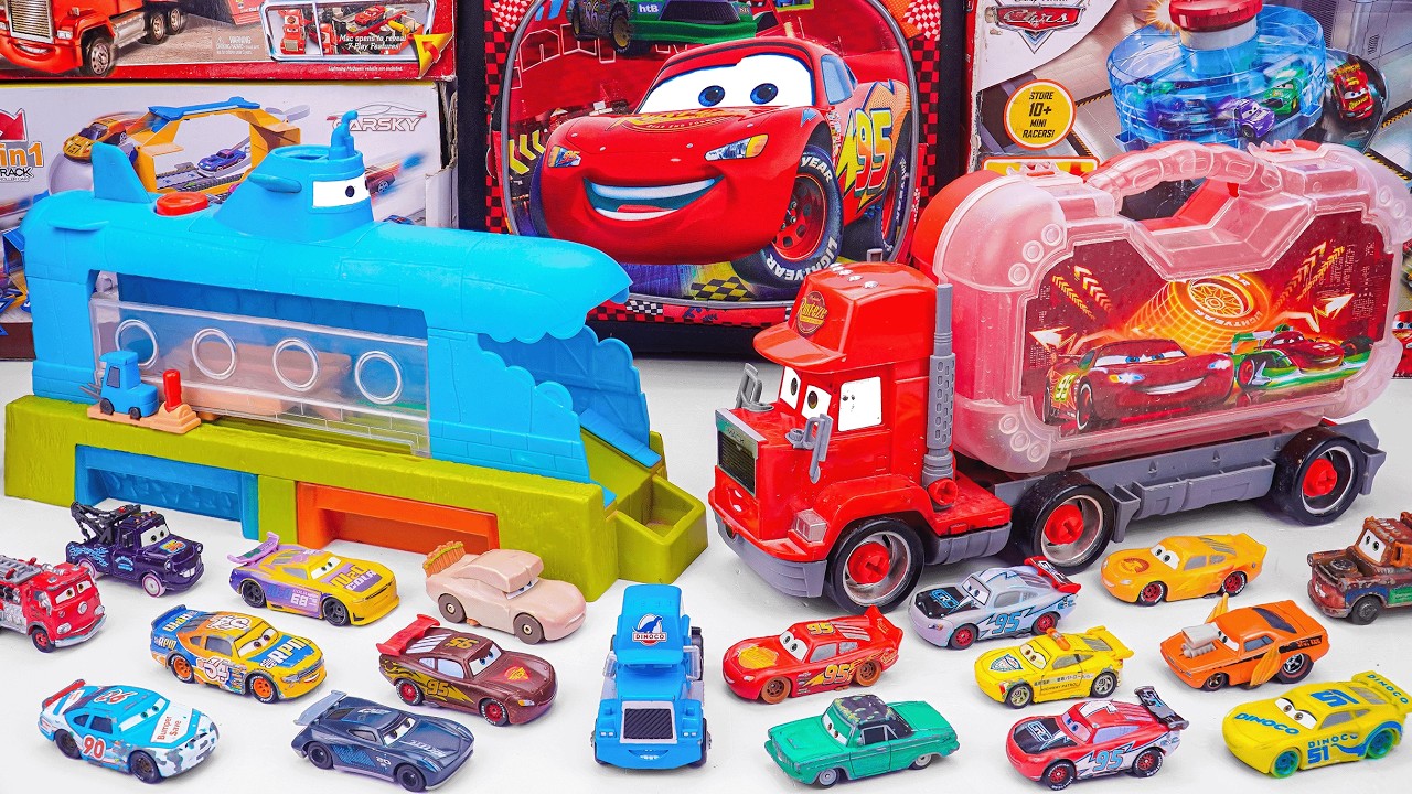 Disney Pixar Cars Unboxing Review | Disney Cars Lightning McQueen & Color Change Whale Car Wash