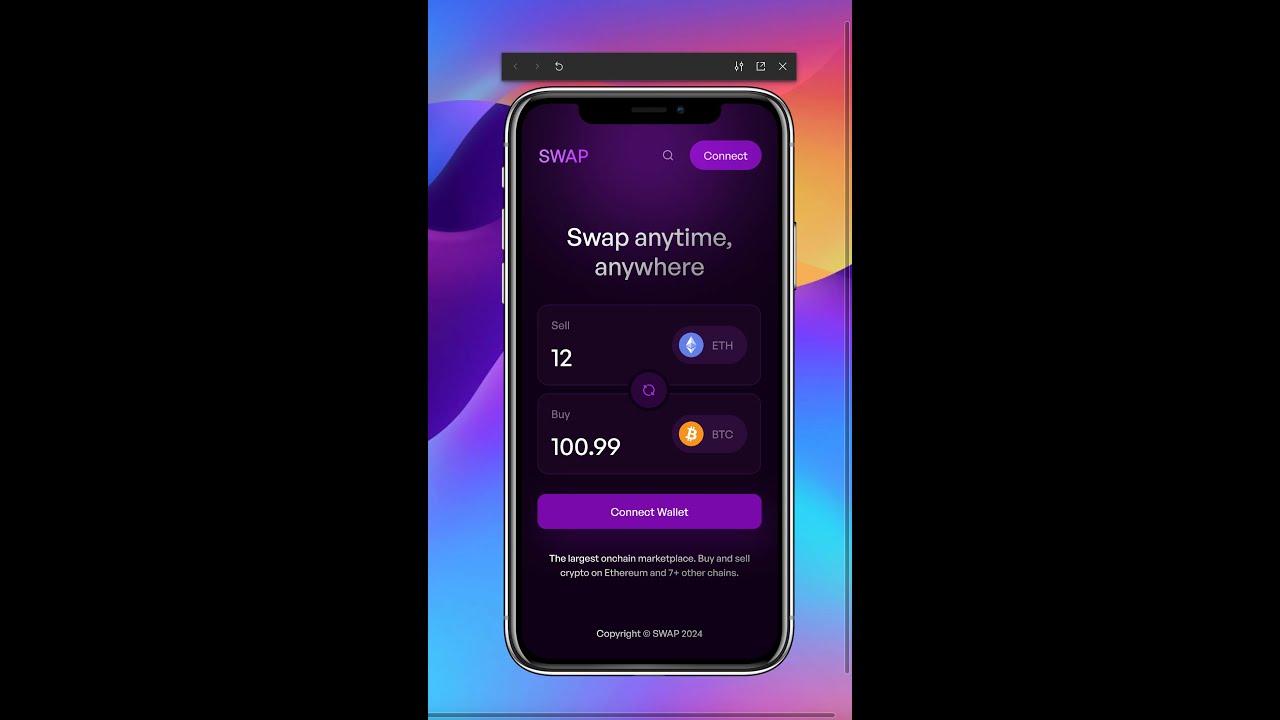 Crypto Exchange Mobile App Speed UI Design by Figma