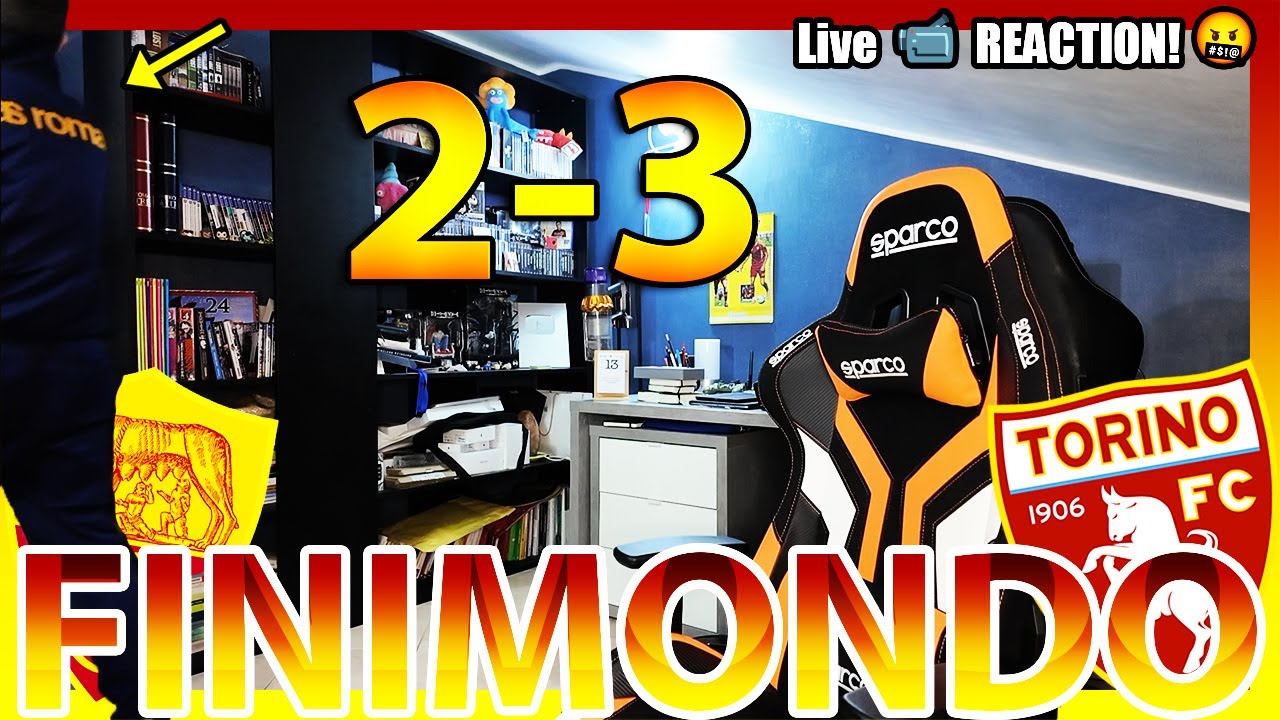 FINIMONDO‼️ ROMA-TORINO 2-3 [LIVE REACTION]