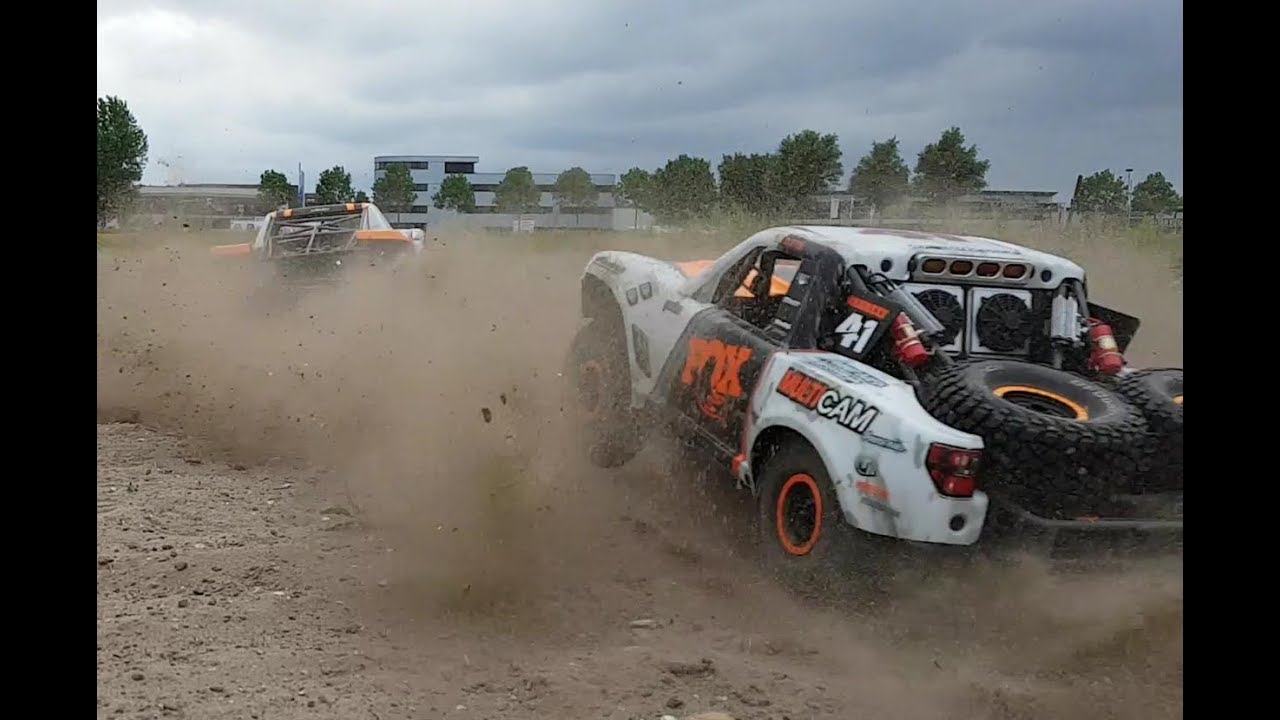 Traxxas UDR and Losi 5ive T, testing the aluminum stuff