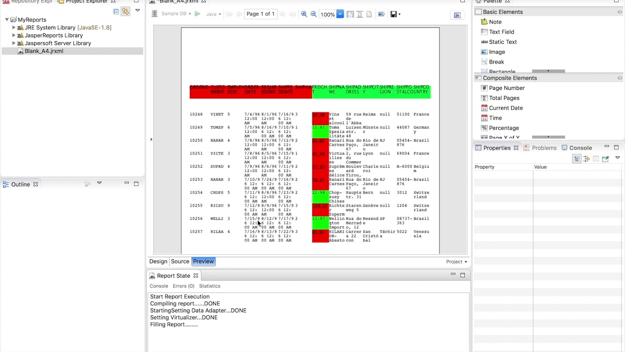 How to create and use styles in Jaspersoft Studio