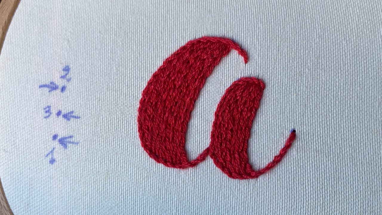 شرح واضح و مبسط للحشو بغرزة الفرع البسيط. الطريقة الصحيحة 👌🏻و المثقنة للحشو 🧶