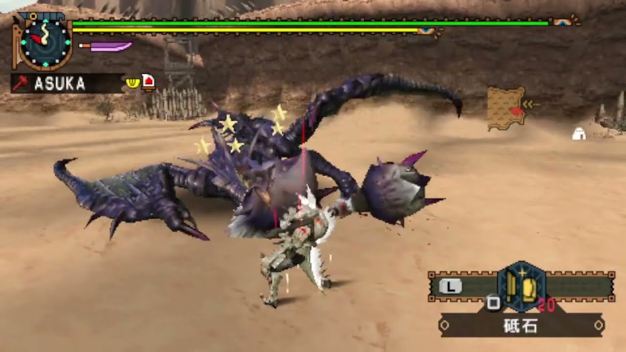 MHP2G ハンターズフェスタ！ ハンマー 7:55