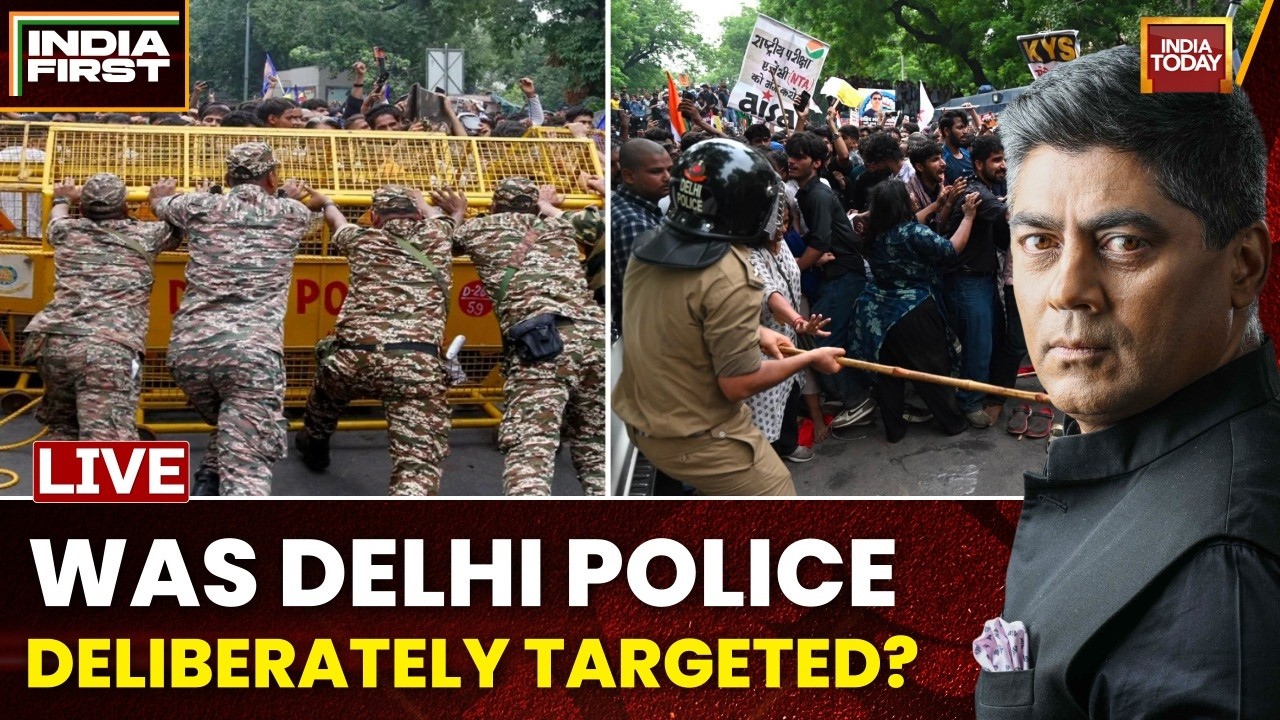 LIVE: CJP Students' Protest | Delhi Police Deliberately Targeted? | Cops' Families Demand Justice